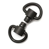 D Loop Recessed Plunger Heavy Duty Push Button Swivels (Set of 2)