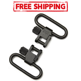 1.25" Locking Sling Swivels - BLACK (Set of 2)