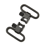 1.25" Locking Sling Swivels - BLACK (Set of 2)