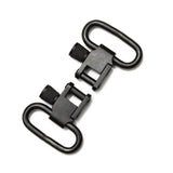 1" Locking Sling Swivels - BLACK (Set of 2)